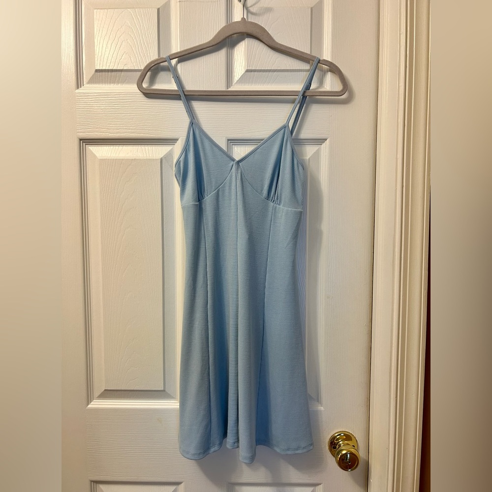 Forever 21 Blue Ribbed Dress BNWT - Picture 4 of 9